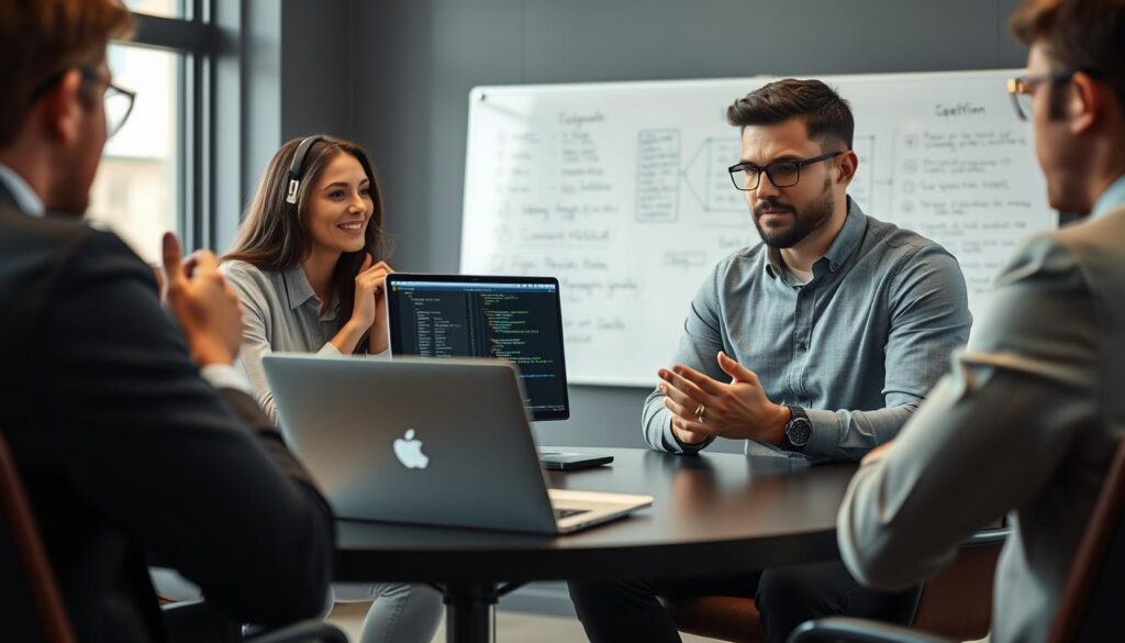 Self-taught developer succeeding in job interview
