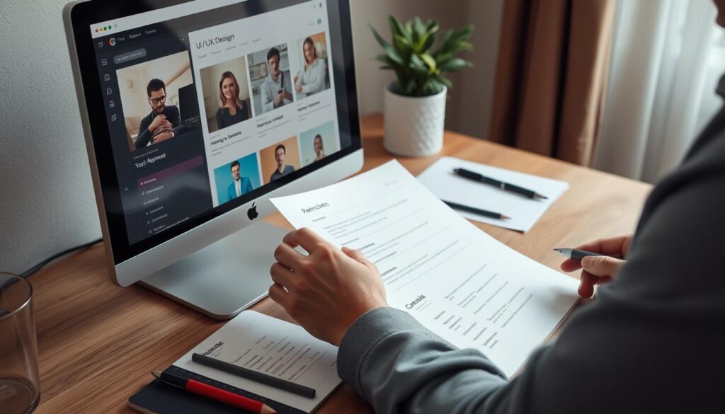 UI/UX designer job application process