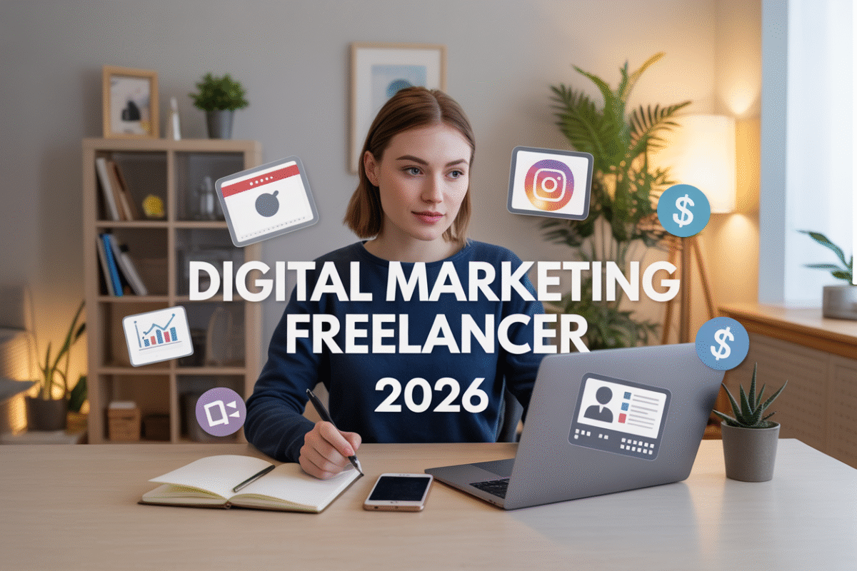 How to Start a Digital Marketing Freelance Career in 2026: Clients, Rates