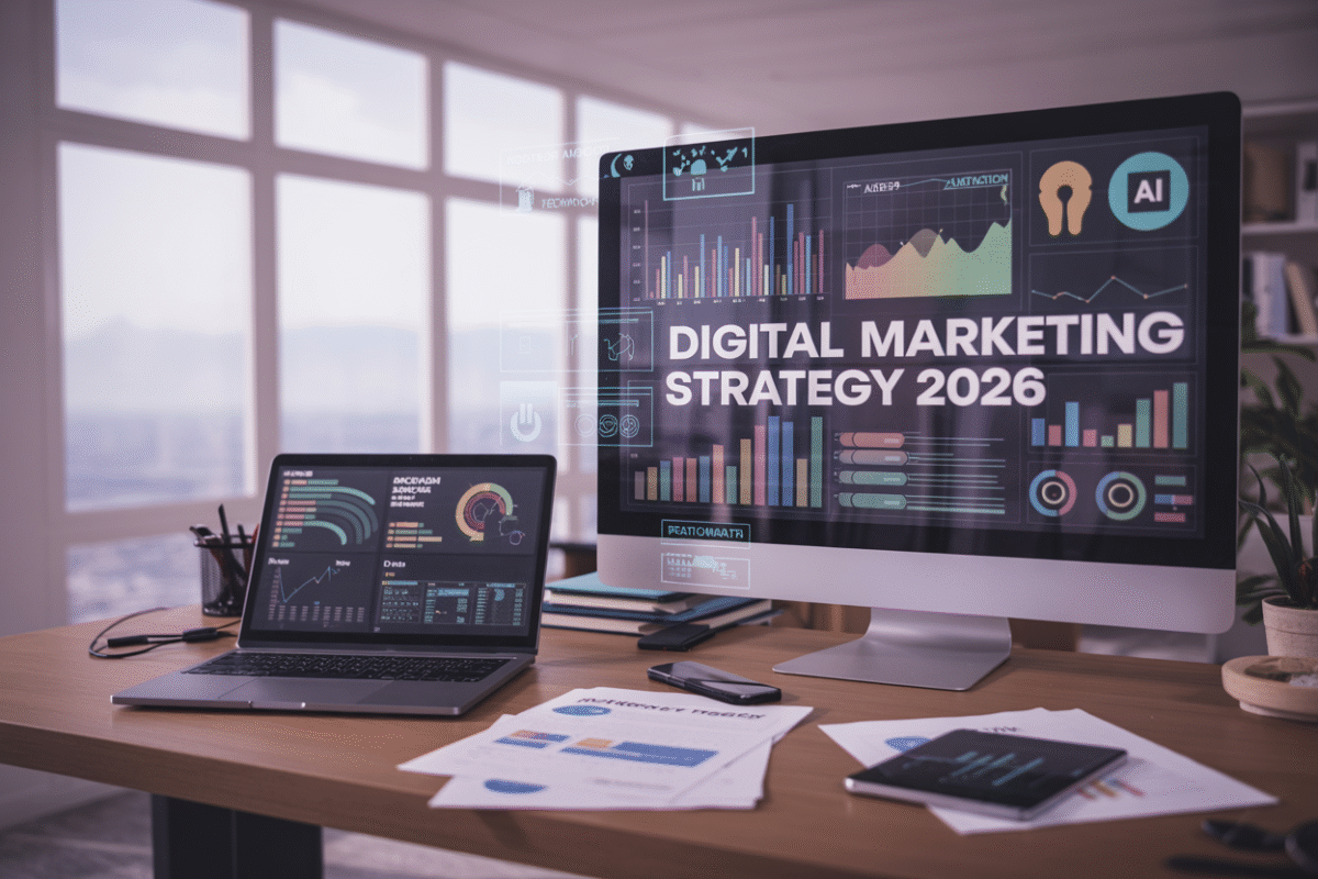 Digital Marketing Strategy 2026: Step-by-Step Framework, Tools